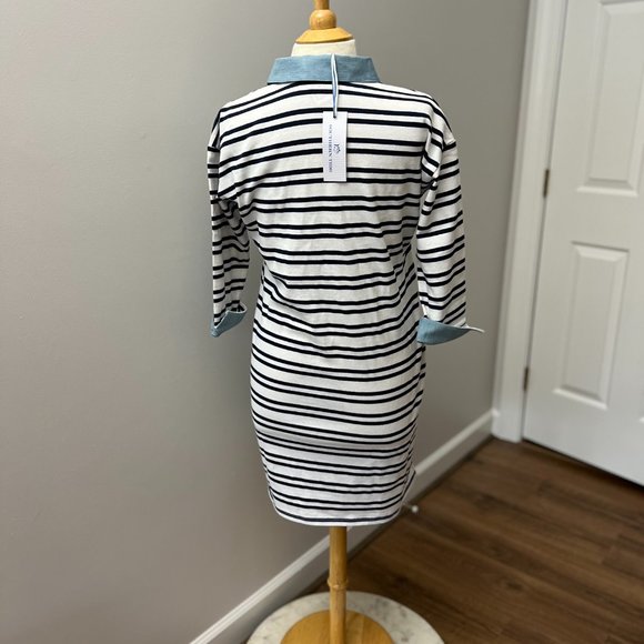 NEW Southern Tide Stripe Shirt Dress Beach - Picture 4 of 14